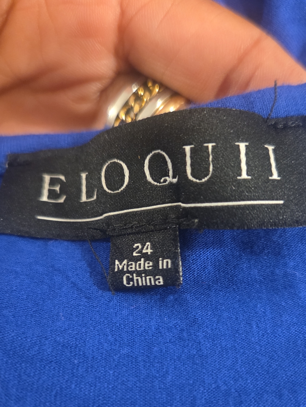 Eloquii Sleeveless Maxi Dress in Royal Blue - Picture 4 of 4